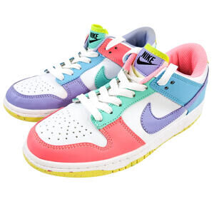 Nike Dunk Low SE Easter Candy Shoes Women's Size 6.5 DD1872-100 Multi Colored